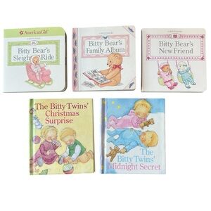 American Girl Lot of 5 Bitty Baby Bitty Bear Bitty Hardcover Books
